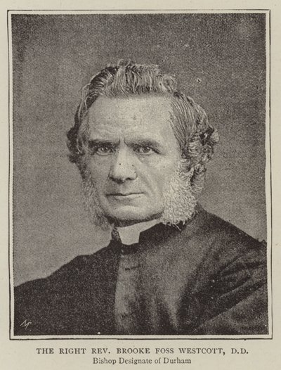 Der rechte Reverend Brooke Foss Westcott, DD von English Photographer