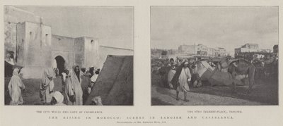 Der Aufstand in Marokko, Szenen in Tanger und Casablanca von English Photographer