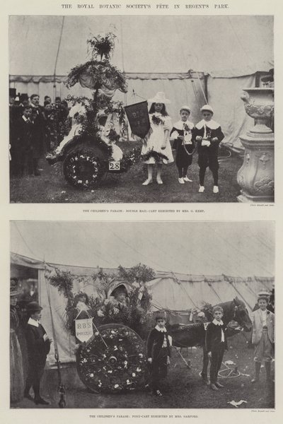 Das Fest der Royal Botanic Society im Regents Park von English Photographer