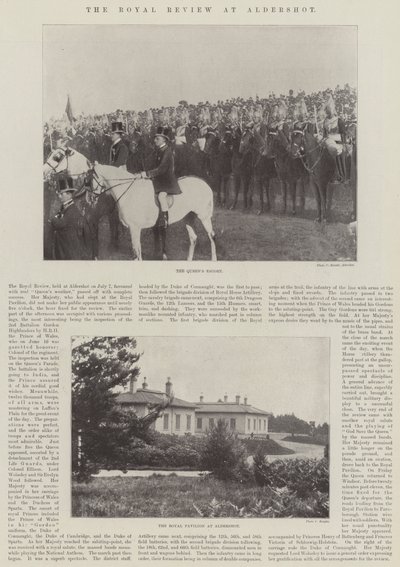 Die königliche Überprüfung in Aldershot von English Photographer