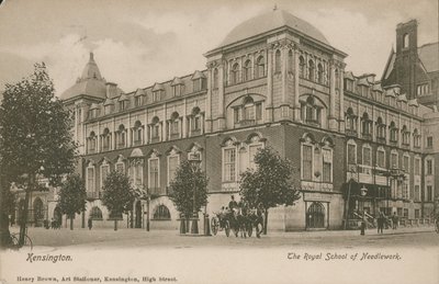 Die Königliche Stickschule, Kensington, London von English Photographer