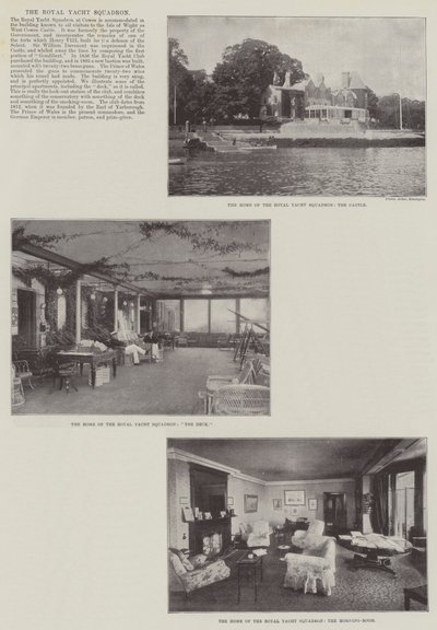 Das Royal Yacht Squadron von English Photographer