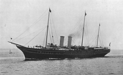 Die königliche Yacht Victoria und Albert von English Photographer