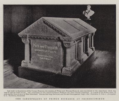 Der Sarkophag von Fürst Bismarck in Friedrichsruh von English Photographer
