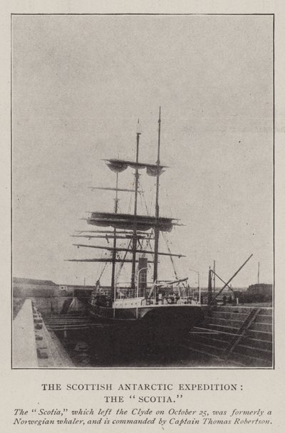 Die schottische Antarktis-Expedition, die Scotia von English Photographer