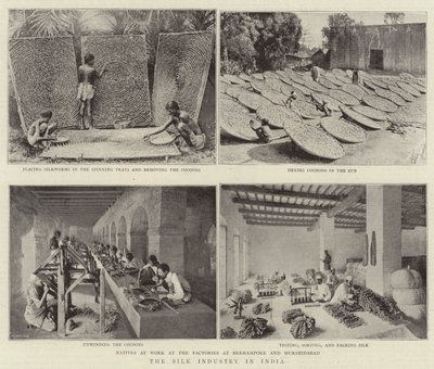 Die Seidenindustrie in Indien von English Photographer