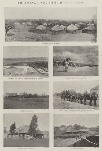 Der Transvaal-Krieg, Szenen in Südafrika von English Photographer