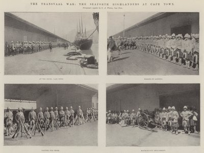 Der Transvaal-Krieg, die Seaforth Highlanders in Kapstadt von English Photographer