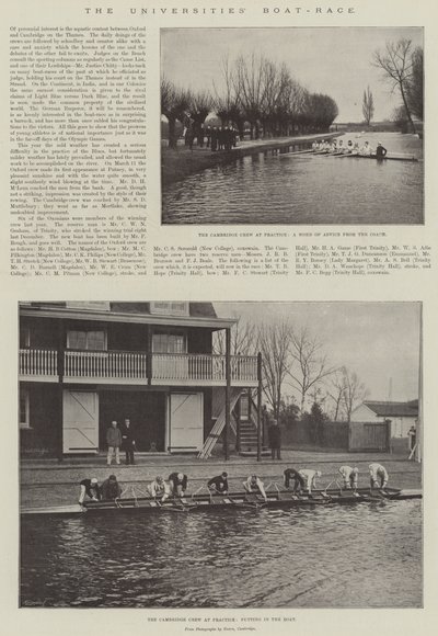 Das Universitäts-Bootrennen von English Photographer