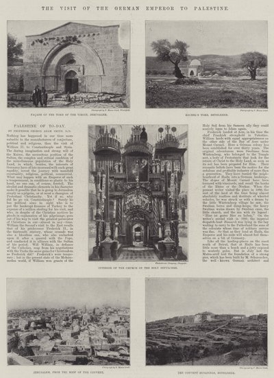Der Besuch des deutschen Kaisers in Palästina von English Photographer