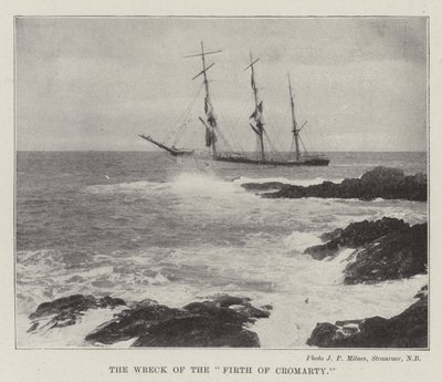 Das Wrack der Firth of Cromarty von English Photographer