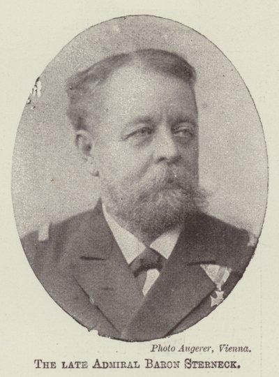 Der verstorbene Admiral Baron Sterneck von English Photographer