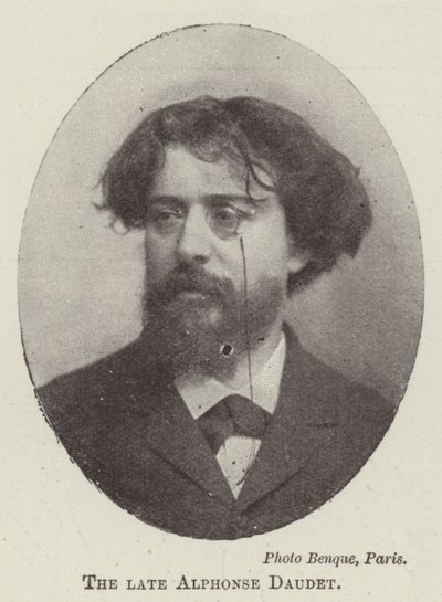 Der verstorbene Alphonse Daudet von English Photographer