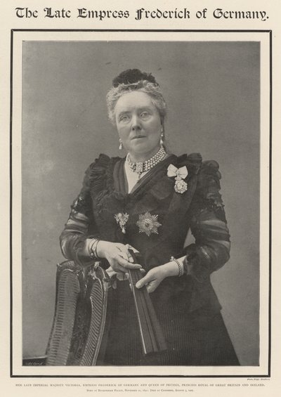 Die verstorbene Kaiserin Friedrich von Deutschland von English Photographer