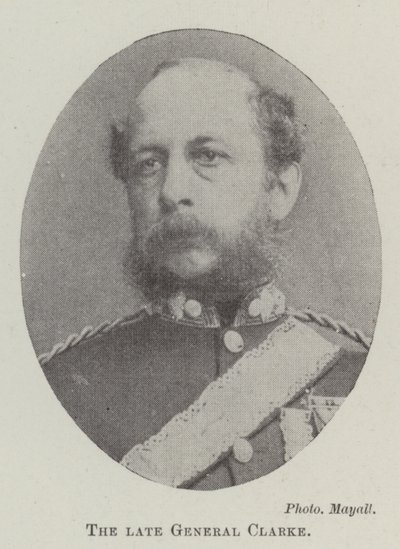 Der verstorbene General Clarke von English Photographer