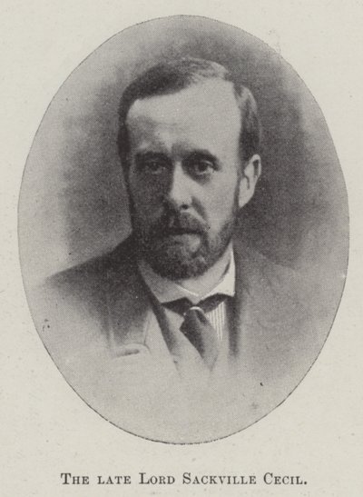 Der verstorbene Lord Sackville Cecil von English Photographer