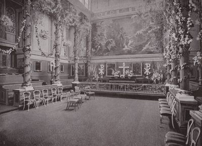 Die private Kapelle der verstorbenen Königin Victoria, Buckingham Palace von English Photographer