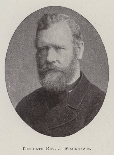 Der verstorbene Reverend J Mackenzie von English Photographer