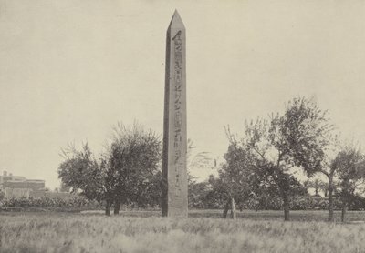 Der Obelisk von Heliopolis, wo Moses erzogen wurde von English Photographer
