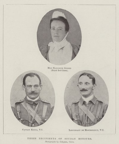 Drei Empfänger von Soudan-Ehrungen von English Photographer