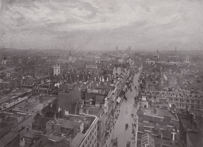 Blick von der Bow Church, Blick nach Osten von English Photographer