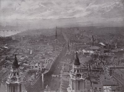 Blick von St. Pauls, nach Westen von English Photographer