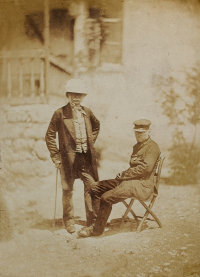 Viscount Gough und General Sir W. Codrington im Hauptquartier Sebastopol von English Photographer