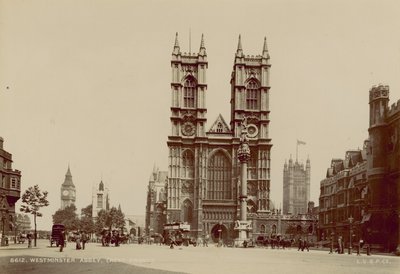 Westfassade der Westminster Abbey von English Photographer
