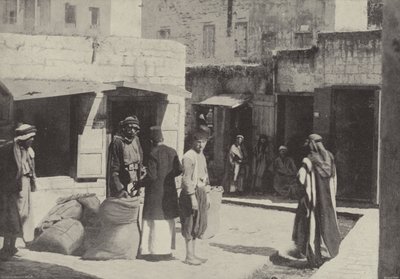 Weizenmarkt, Nazareth, wo Christus aufwuchs von English Photographer