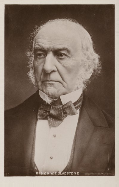 William Ewart Gladstone von English Photographer