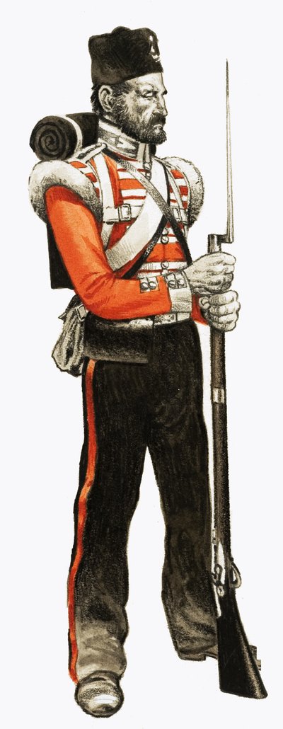 89. Fußsoldat 1854 Grenadier von English School