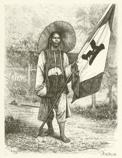 Ein chinesischer Soldat von English School