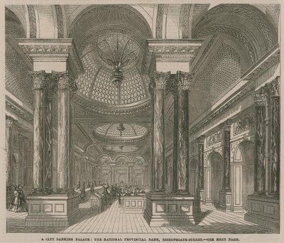 Ein Stadtbankpalast von English School