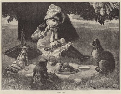 Eine Gartenparty (Stich) von English School