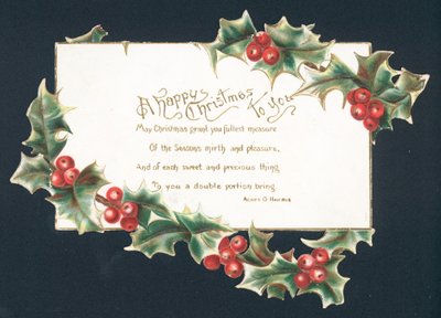 Fröhliche Weihnachten für dich - Weihnachtskarte von English School