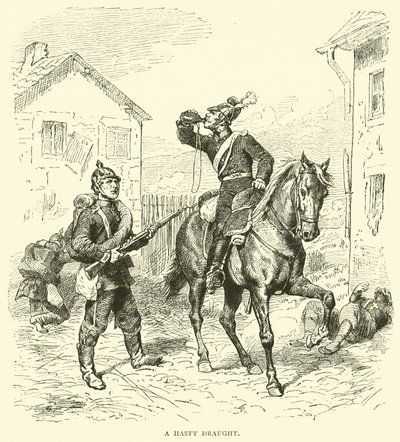 Ein hastiger Entwurf, Januar 1871 von English School