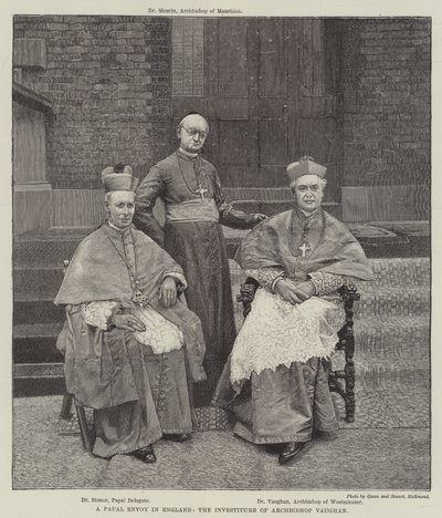 Ein päpstlicher Gesandter in England, die Investitur von Erzbischof Vaughan von English School