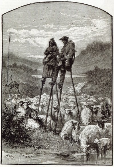 Eine Pastorale in den Landes, aus 