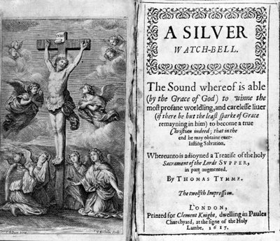 Eine Silberuhrglocke von Thomas Tymme, 1617 von English School