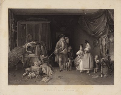 Eine Gesellschaft von Antiquaren von English School