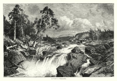 Eine Ansicht in Småland von English School