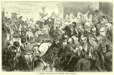 Ein General kehrt nach dem Sieg triumphierend zurück von English School
