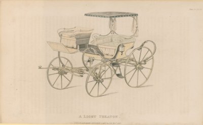 Ein leichter Phaeton von English School