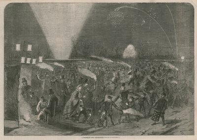 Eine Nacht auf der Serpentine, Hyde Park, London von English School