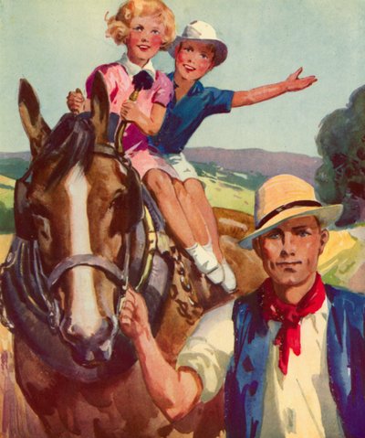 Eine Heimfahrt auf dem alten Dobbin von English School
