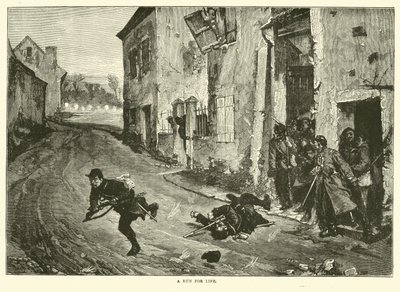 Ein Lauf um das Leben, Mai 1871 von English School