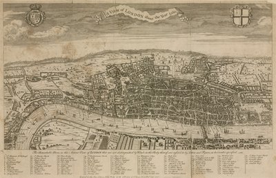 Ansicht von London um das Jahr 1560 von English School