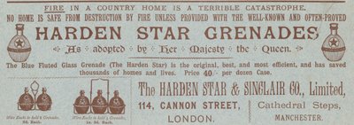 Anzeige für Harden Star Grenades von English School