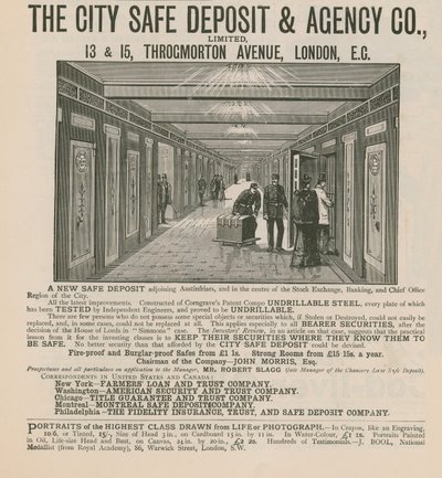 Anzeige für die City Safe Deposit & Agency Co Limited von English School