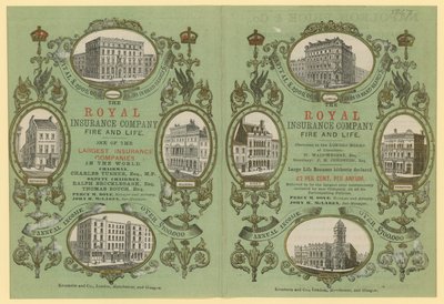 Anzeige für die Royal Insurance Company von English School